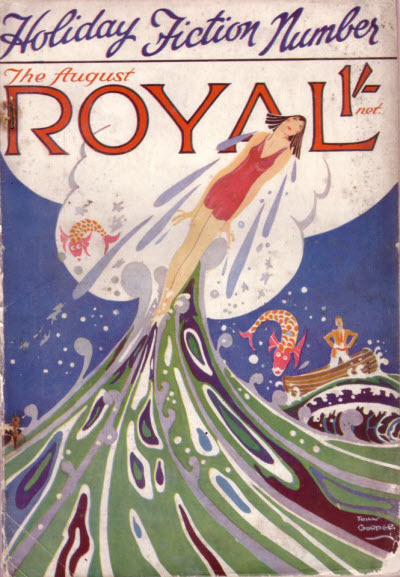 SCREEN PICTORIAL magazine side cover August 1928