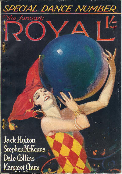 SCREEN PICTORIAL magazine side cover January 1929