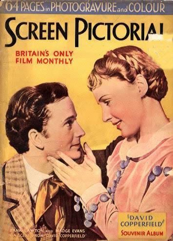 SCREEN PICTORIAL magazine side cover September 1935