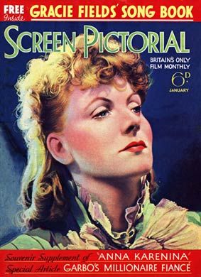 SCREEN PICTORIAL magazine side cover January 1936