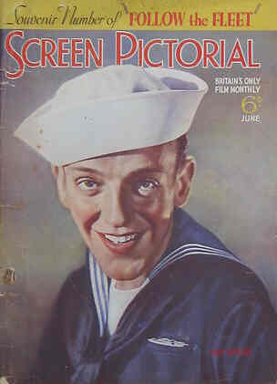 SCREEN PICTORIAL magazine side cover June 1936