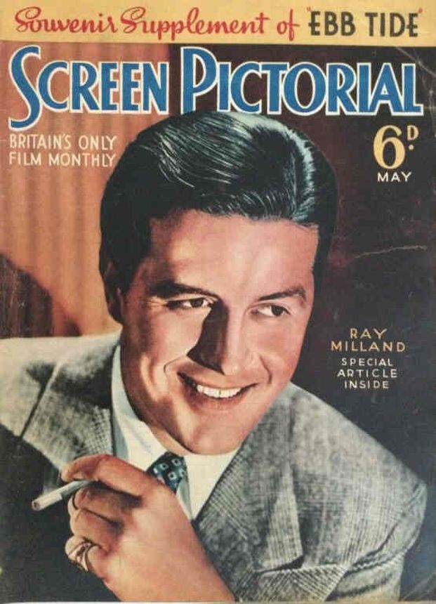 SCREEN PICTORIAL magazine side cover May 1938
