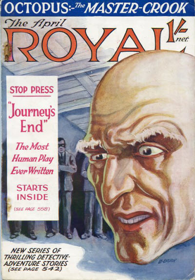 SCREEN PICTORIAL magazine side cover  Vol 61 No  366  April 1929