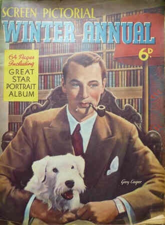SCREEN PICTORIAL magazine side cover  Annual Winter 1937