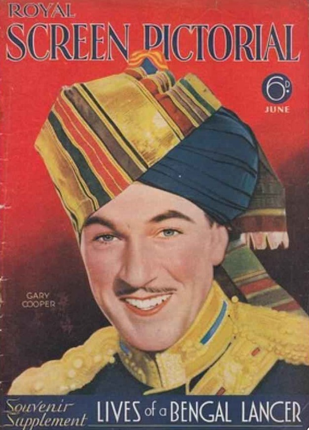SCREEN PICTORIAL magazine side cover  June 1935