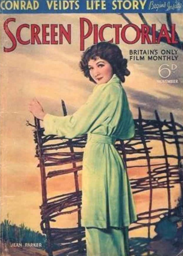 SCREEN PICTORIAL magazine side cover  November 1935