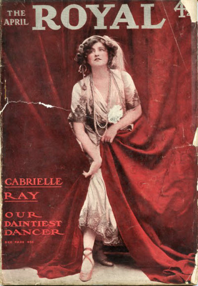 SCREEN PICTORIAL magazine side cover  Vol 27 No  162  April 1912