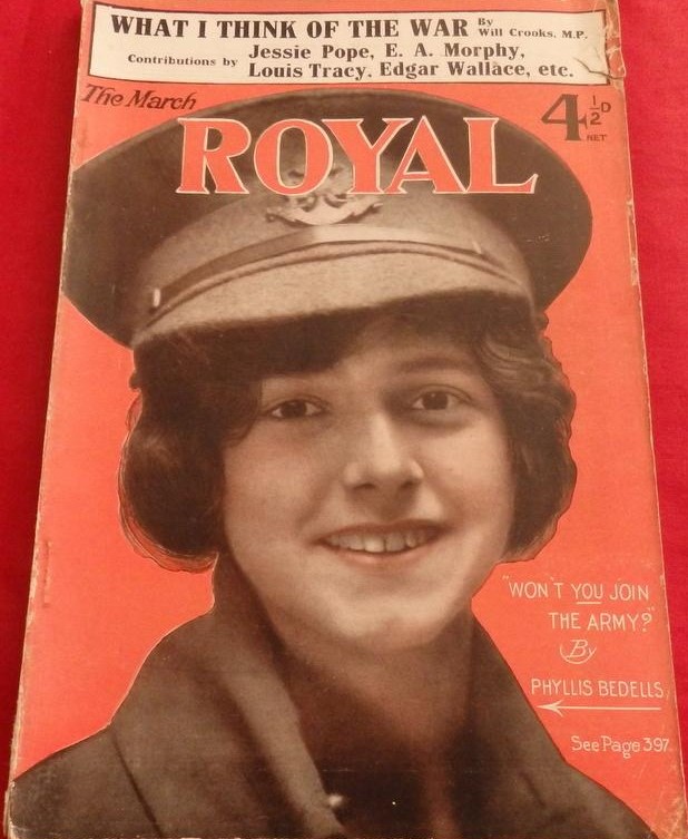 SCREEN PICTORIAL magazine side cover  Vol 33 No  197  March 1915