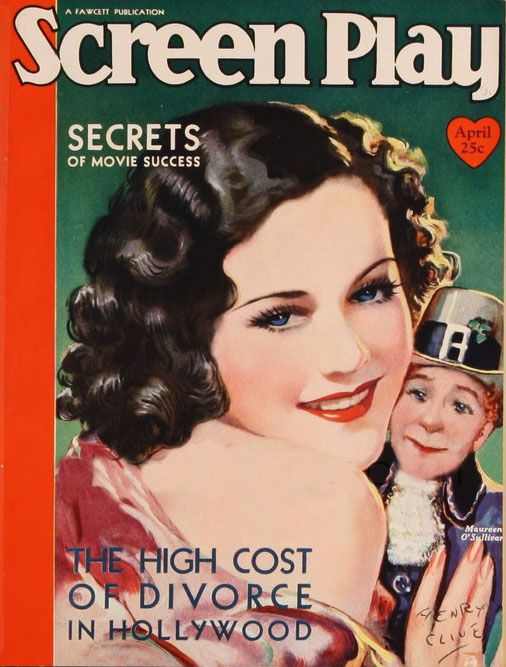 SCREEN PLAY magazine side cover April 1931