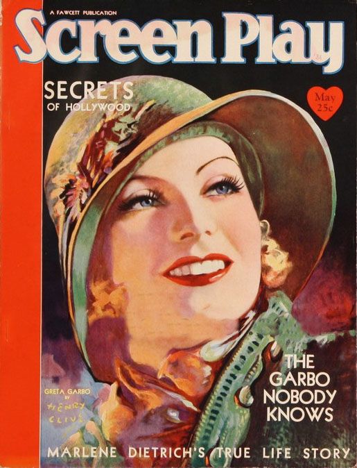 SCREEN PLAY magazine side cover May 1931