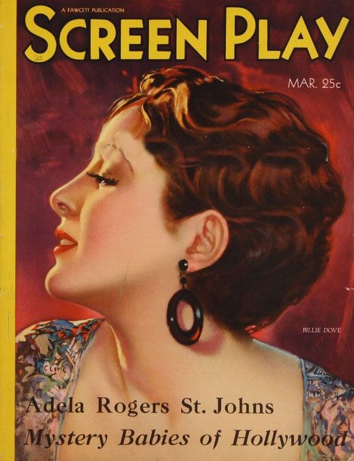 SCREEN PLAY magazine side cover March 1932