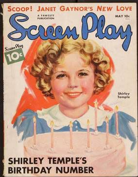 SCREEN PLAY magazine side cover May 1936