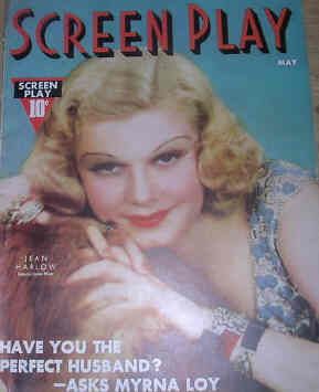 SCREEN PLAY magazine side cover May 1937