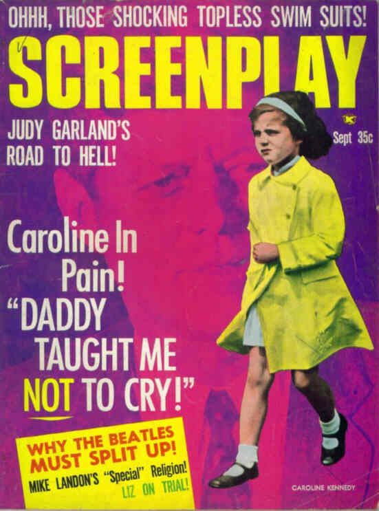 SCREENPLAY magazine side cover September 1964