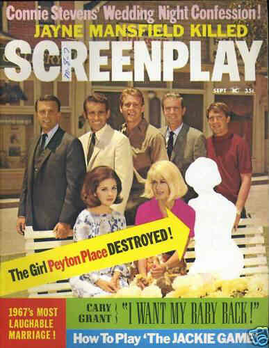 SCREENPLAY magazine side cover September 1967