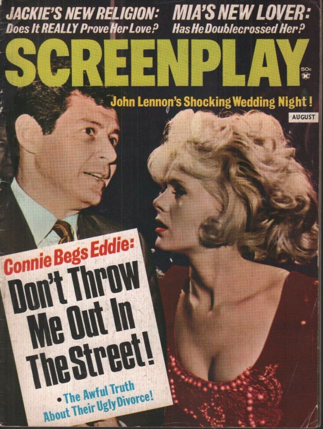 SCREENPLAY magazine side cover August 1969