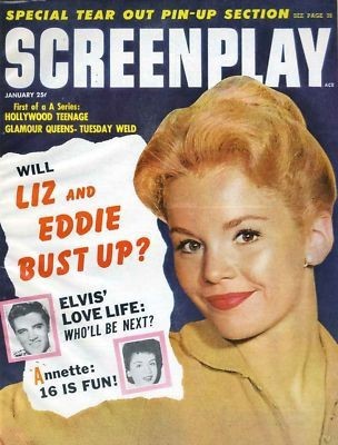 SCREENPLAY magazine side cover Issue 1  January 1960