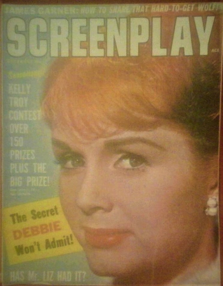 SCREENPLAY magazine side cover  December 1960