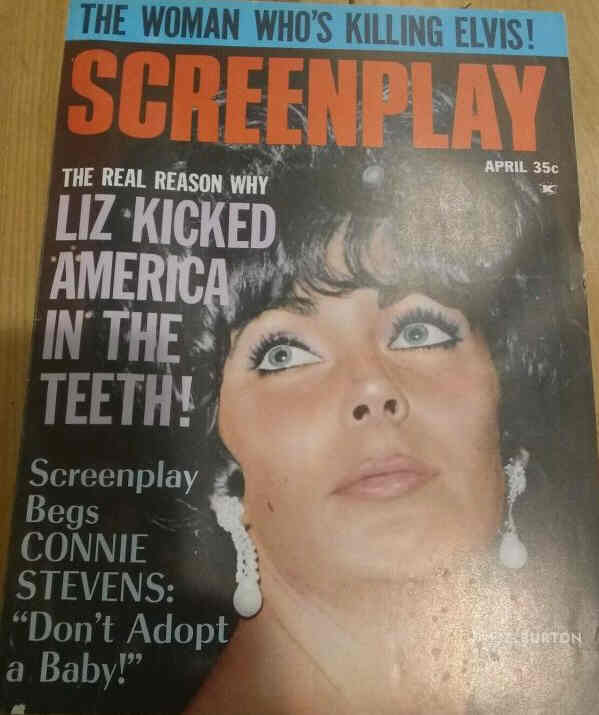 SCREENPLAY magazine side cover  April 1965