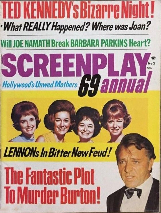 SCREENPLAY magazine side cover Issue 2  Annual   1969
