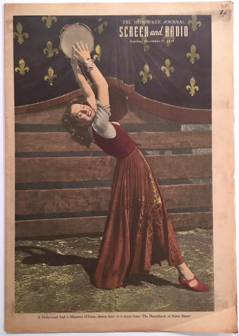 SCREEN AND RADIO WEEKLY magazine side cover 17 December 1939