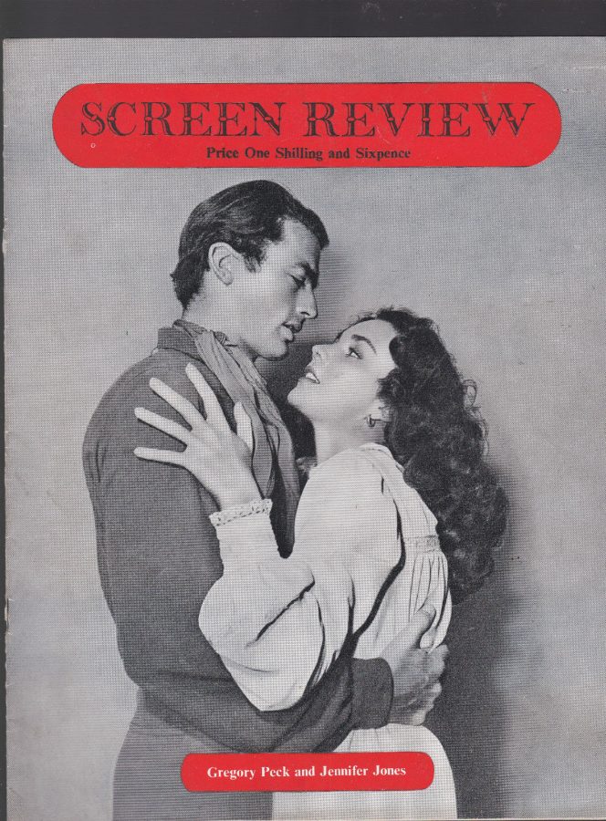 SCREEN REVIEW magazine side cover Issue 2  1946