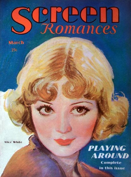 SCREEN ROMANCES magazine side cover Issue 10 March 1930