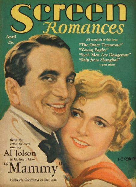 SCREEN ROMANCES magazine side cover Issue 11 April 1930