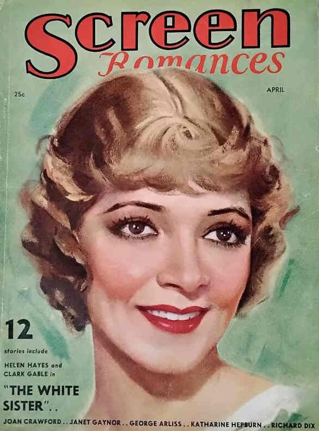 SCREEN ROMANCES magazine side cover Issue 47 April 1933
