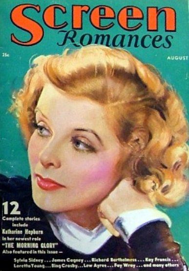 SCREEN ROMANCES magazine side cover Issue 51 August 1933