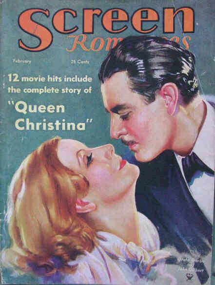 SCREEN ROMANCES magazine side cover Issue 57 February 1934