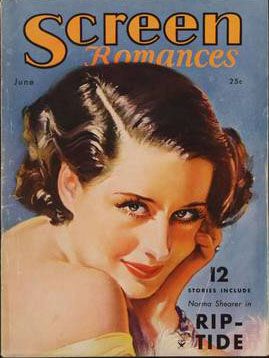SCREEN ROMANCES magazine side cover Issue 61 June 1934