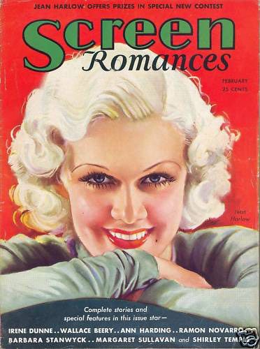 SCREEN ROMANCES magazine side cover Issue 69 February 1935