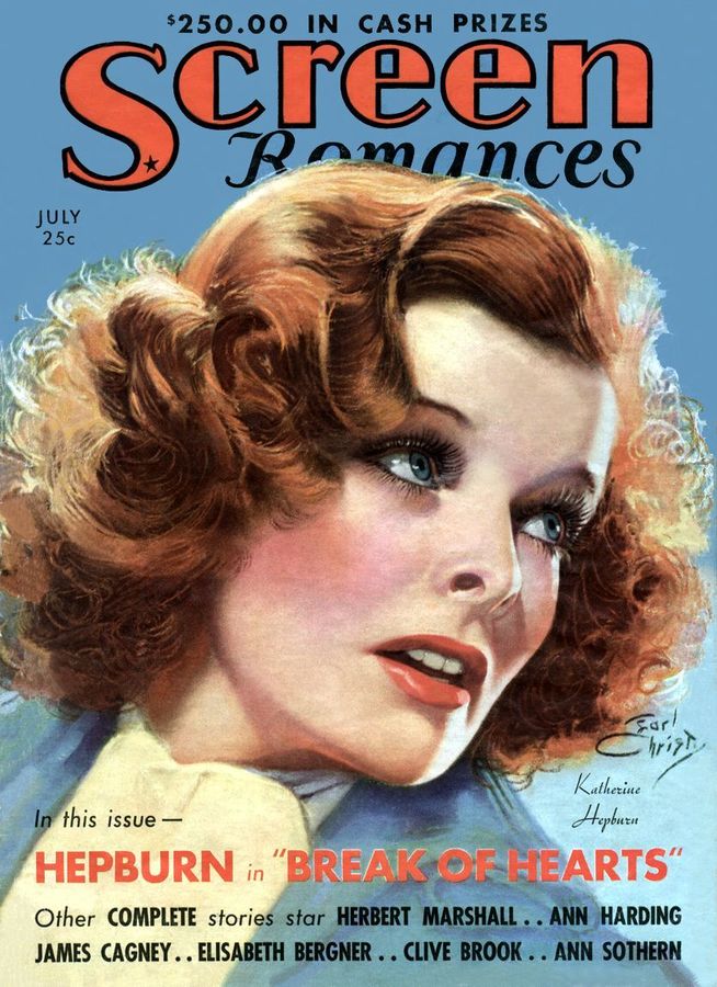 SCREEN ROMANCES magazine side cover Issue 74 July 1935