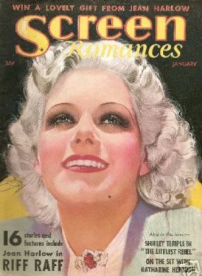 SCREEN ROMANCES magazine side cover Issue 80 January 1936