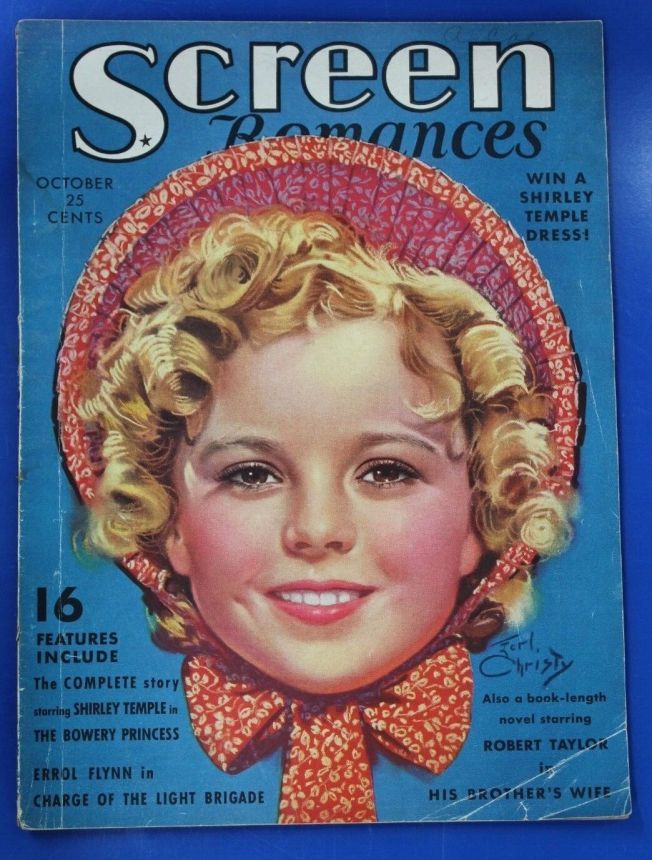 SCREEN ROMANCES magazine side cover Issue 89 October 1936