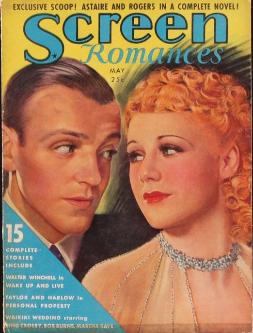 SCREEN ROMANCES magazine side cover Issue 96 May 1937