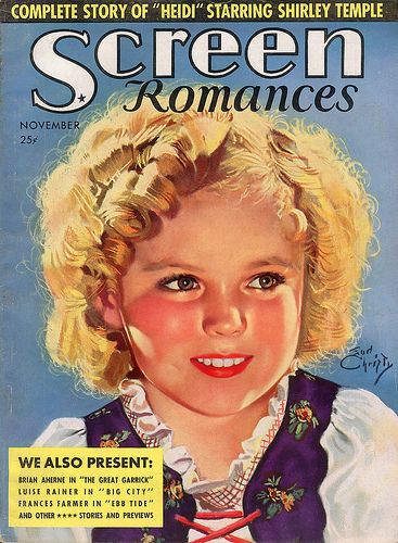 SCREEN ROMANCES magazine side cover Issue 102 November 1937