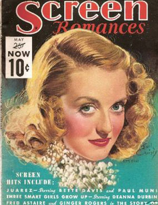 SCREEN ROMANCES magazine side cover Issue 120 May 1939