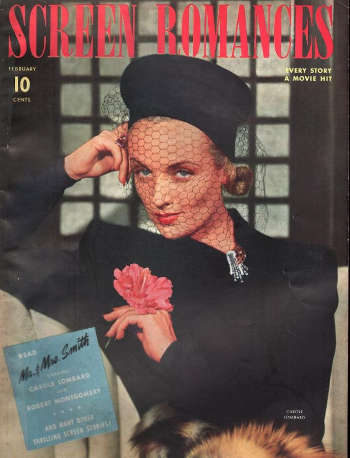 SCREEN ROMANCES magazine side cover Issue 141 February 1941