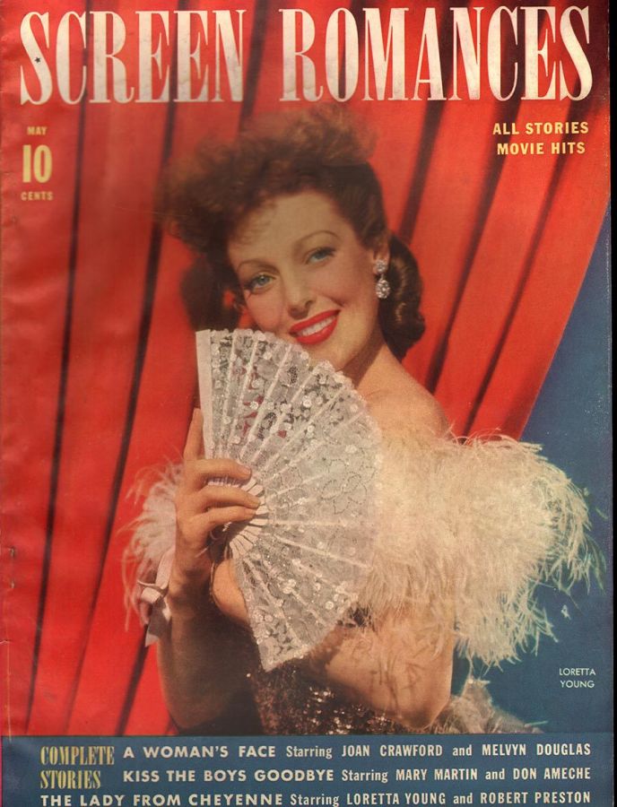SCREEN ROMANCES magazine side cover Issue 144 May 1941