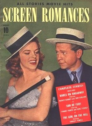 SCREEN ROMANCES magazine side cover Issue 152 January 1942
