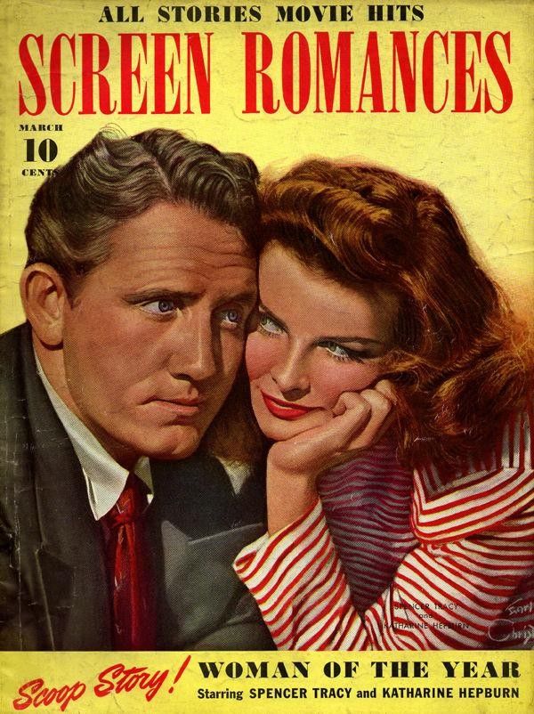 SCREEN ROMANCES magazine side cover Issue 154 March 1942