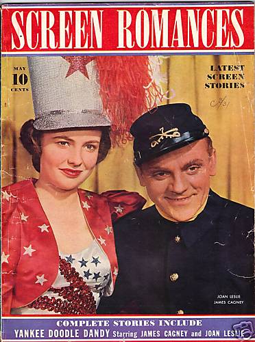 SCREEN ROMANCES magazine side cover Issue 156 May 1942