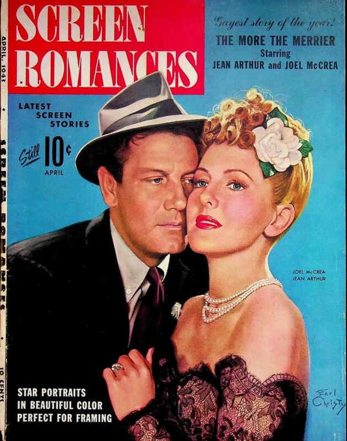 SCREEN ROMANCES magazine side cover Issue 167 April 1943