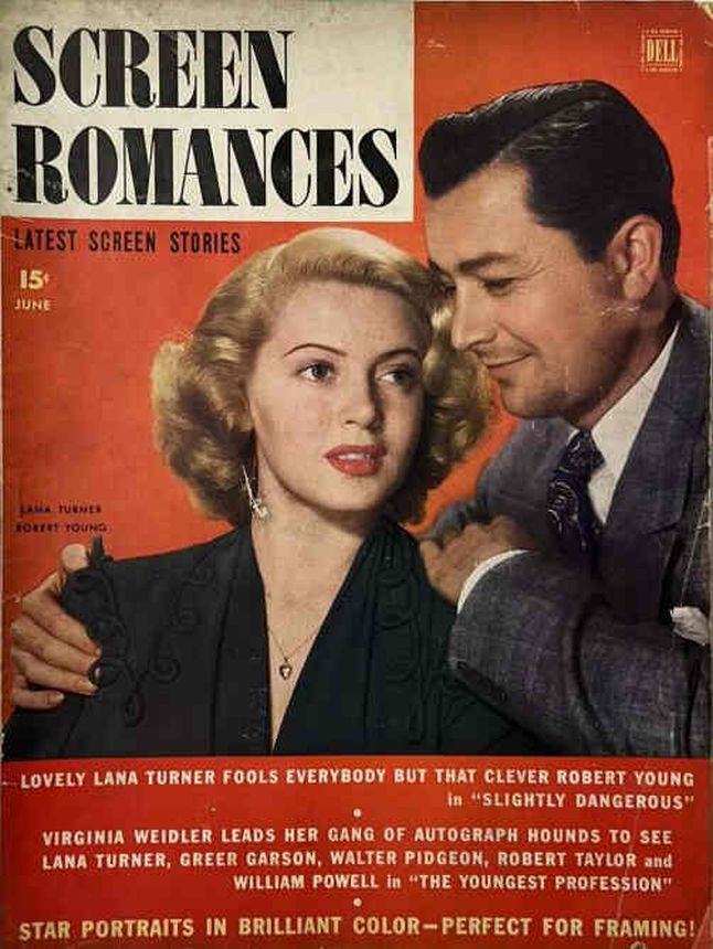SCREEN ROMANCES magazine side cover Issue 169 June 1943