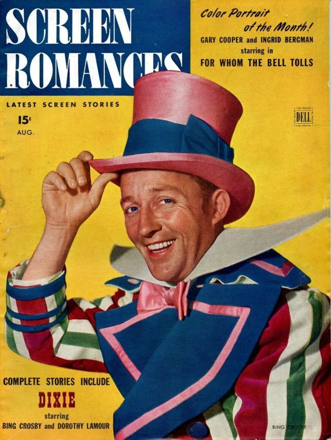 SCREEN ROMANCES magazine side cover Issue 171 August 1943