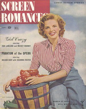 SCREEN ROMANCES magazine side cover Issue 172 September 1943
