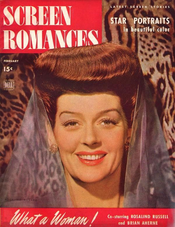 SCREEN ROMANCES magazine side cover Issue 177 February 1944