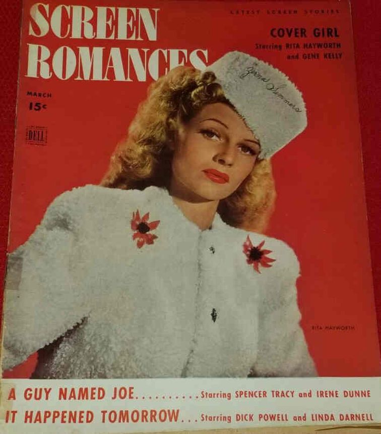 SCREEN ROMANCES magazine side cover Issue 178 March 1944